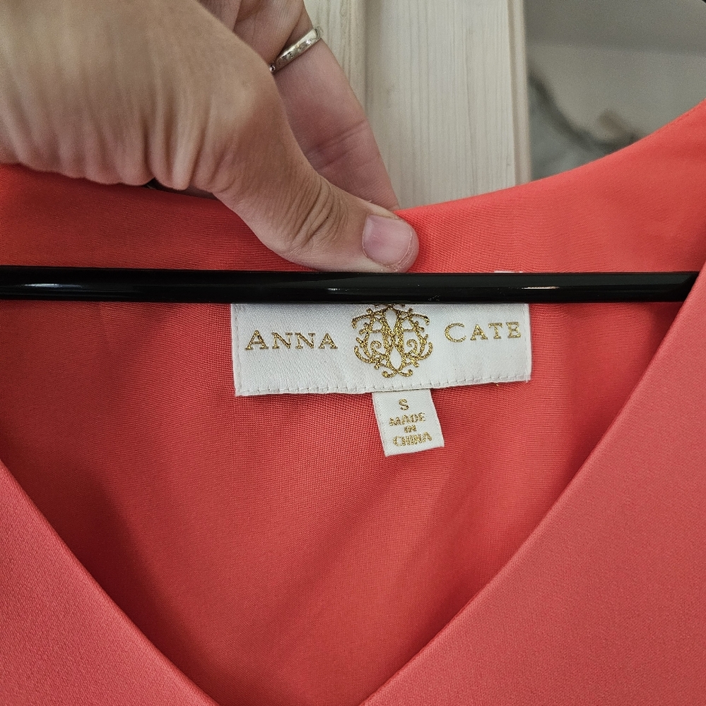 Anna Cate - Meredith S/S Dress - Coral Tea Berry - Picture 6 of 9
